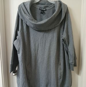 Lane Bryant tunic cowl neck sweater